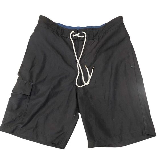 GOODFELLOW BATHING SUIT Shorts, Dark Blue Size M - Picture 1 of 5